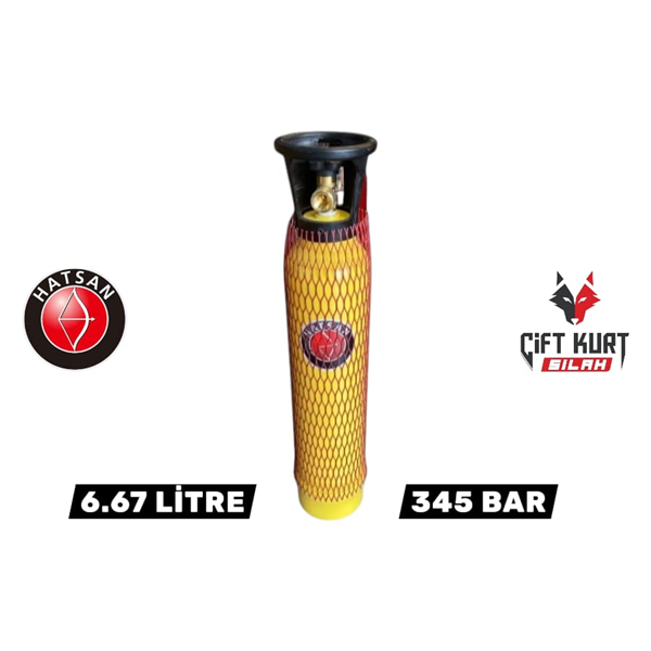 Hatsan SCUBA ÇELİK TÜP 6.67 LT 345 BAR 